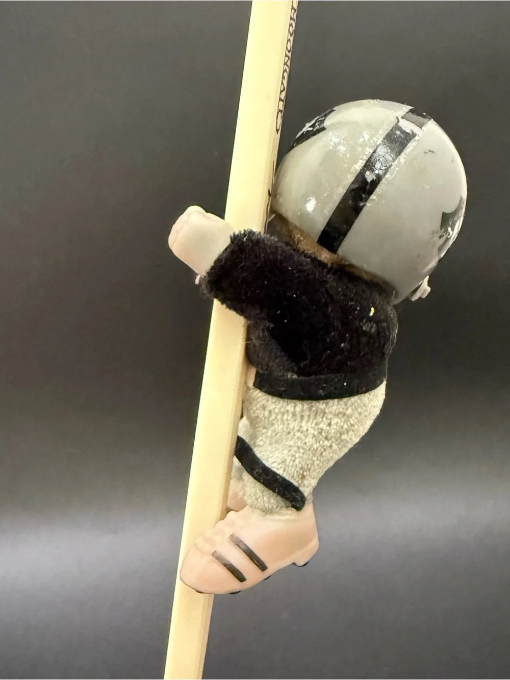 Vintage 80’s Oakland Raiders NFL Mascot Collectible Pencil Hugger